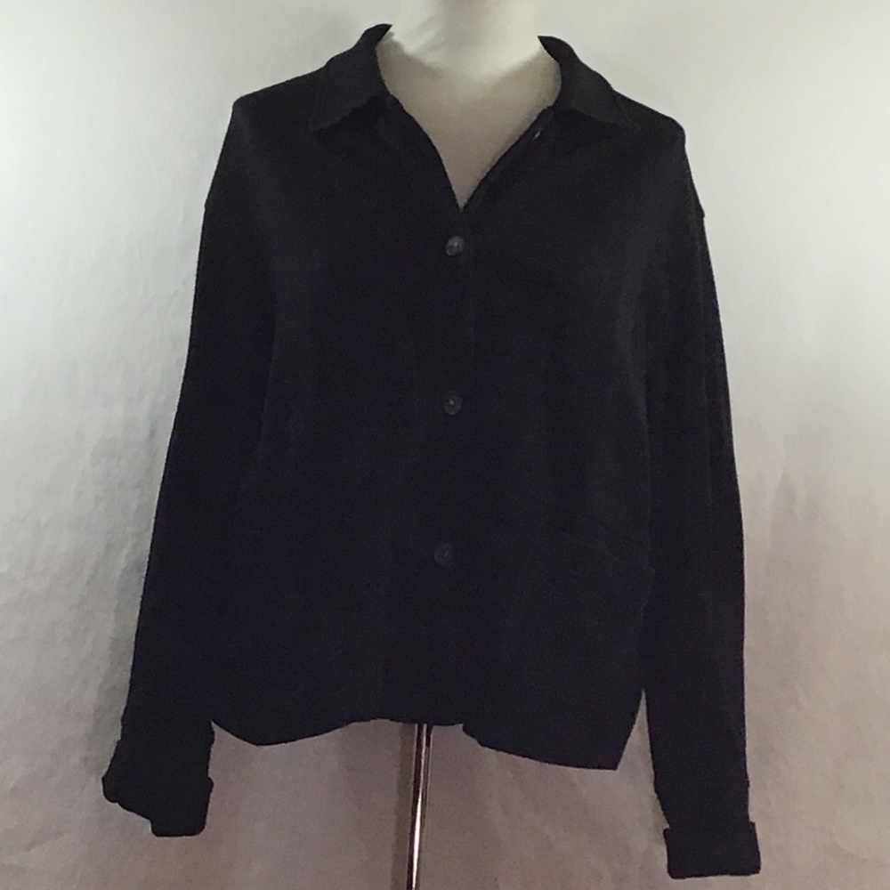 J.Jill Black Long Sleeves Jacket